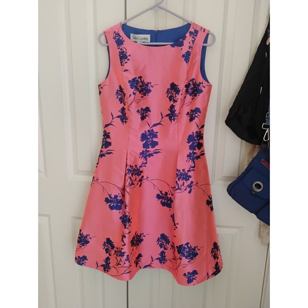 Sarah Campbell Coral Dress Nwt - Medium